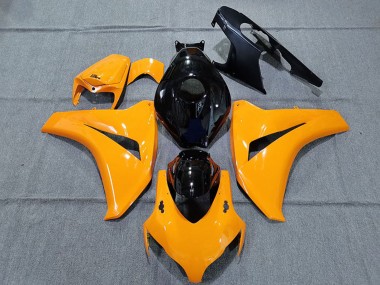 Shop 2008-2011 Honda CBR1000RR Motorcycle Fairings - Glossy Orange Glossy Black Canada