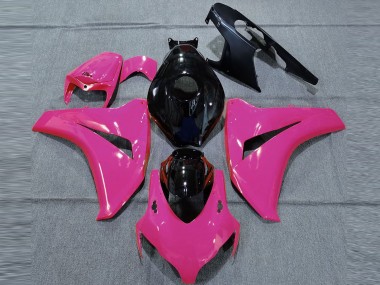 Shop 2008-2011 Honda CBR1000RR Motorcycle Fairings - Pink Glossy Black Canada