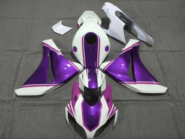 Shop 2008-2011 Honda CBR1000RR Motorcycle Fairings - White Glossy Purple Pink Canada