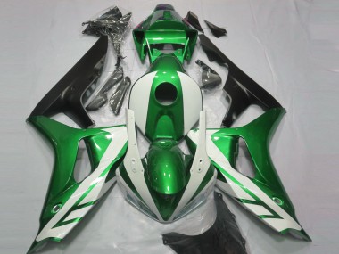 Shop 2006-2007 Honda CBR1000RR Motorcycle Fairings - Green White Matte Black Canada