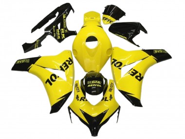 Shop 2008-2011 Honda CBR1000RR Motorcycle Fairings - Yellow Black Glossy Repsol Canada