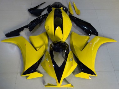 Shop 2012-2016 Honda CBR1000RR Motorcycle Fairings - Yellow Glossy Black Canada