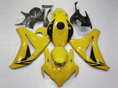 Shop 2008-2011 Honda CBR1000RR Motorcycle Fairings - Yellow Glossy Black OEM Style Canada