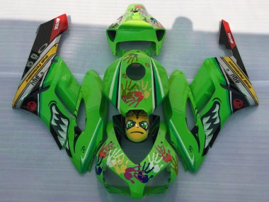 Shop 2004-2005 Honda CBR1000RR Motorcycle Fairings - Green Yellow Black Red Shark Canada