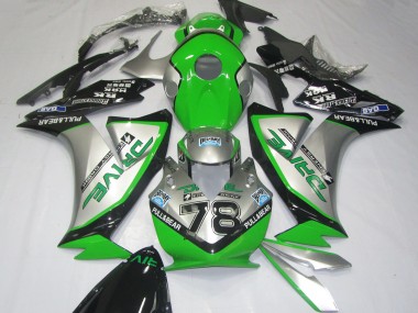 Shop 2012-2016 Honda CBR1000RR Motorcycle Fairings - Silver Green Glossy Black Canada