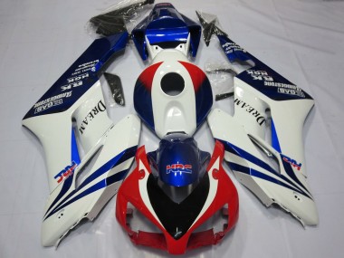 Shop 2004-2005 Honda CBR1000RR Motorcycle Fairings - White Blue Red HRC OEM Style Dream Canada