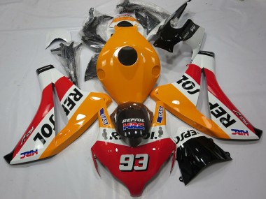 Shop 2008-2011 Honda CBR1000RR Motorcycle Fairings - Orange White Red Glossy Black Repsol 93 Canada