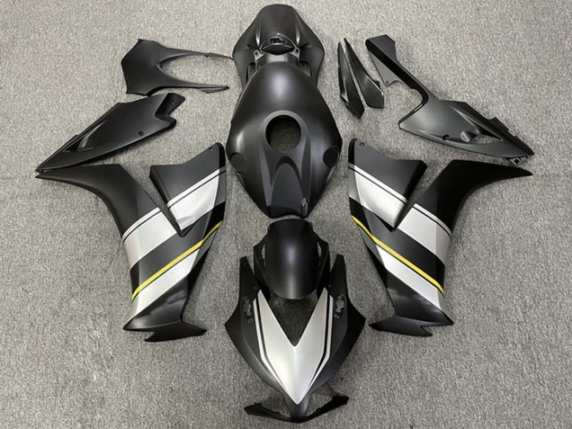 2012-2016 Honda CBR1000RR Motorcycle Fairings - Silver Yellow Matte Black Canada