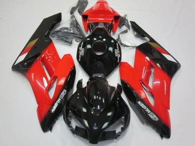 Shop 2004-2005 Honda CBR1000RR Motorcycle Fairings - Red Glossy Black Mugen Canada