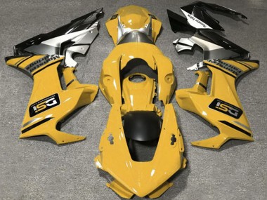 Shop 2017-2023 Honda CBR1000RR Motorcycle Fairings - Mustard Yellow White Silver Glossy Black DSI Canada