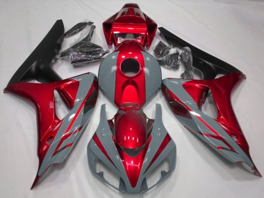 Shop 2006-2007 Honda CBR1000RR Motorcycle Fairings - Nardo Grey Red Matte Black Canada