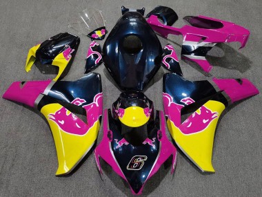 Shop 2008-2011 Honda CBR1000RR Motorcycle Fairings - Dark Blue Pink Yellow Red Bull Canada
