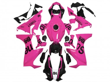 Shop 2017-2023 Honda CBR1000RR Motorcycle Fairings - Pink Glossy Black Street Flava Canada