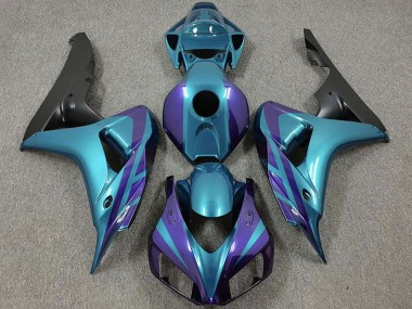 Shop 2006-2007 Honda CBR1000RR Motorcycle Fairings - Purple Emerald Matte Black Canada