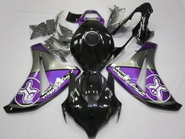 Shop 2008-2011 Honda CBR1000RR Motorcycle Fairings - Purple Grey Glossy Black Canada