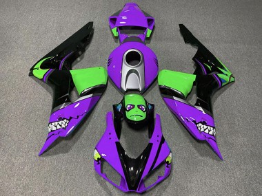 Shop 2006-2007 Honda CBR1000RR Motorcycle Fairings - Purple Silver Green Glossy Black Shark Canada