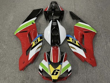 Shop 2004-2005 Honda CBR1000RR Motorcycle Fairings - White Red Green Yellow Glossy Black 6 Canada