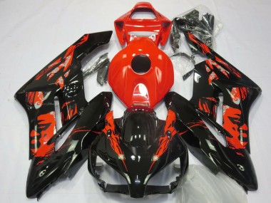 Shop 2004-2005 Honda CBR1000RR Motorcycle Fairings - Red Glossy Black Le Mis Canada