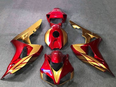 Shop 2006-2007 Honda CBR1000RR Motorcycle Fairings - Gold Red Canada