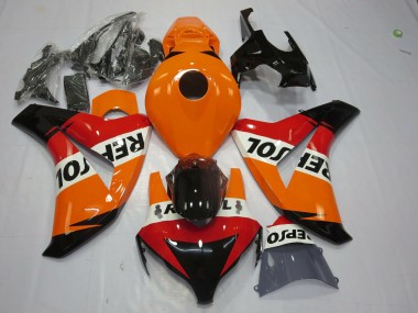 Shop 2008-2011 Honda CBR1000RR Motorcycle Fairing - Orange White Red Glossy Black Repsol Canada