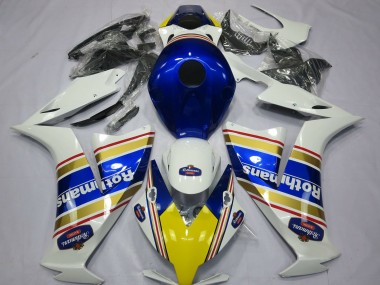 Shop 2012-2016 Honda CBR1000RR Motorcycle Fairings - White Blue Gold Rothmans Canada