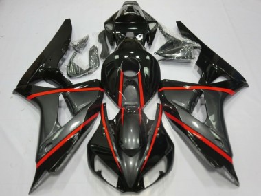 Shop 2006-2007 Honda CBR1000RR Motorcycle Fairings - Glossy Black Grey Red Canada