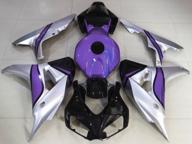 Shop 2006-2007 Honda CBR1000RR Motorcycle Fairings - Silver Purple Glossy Black Canada
