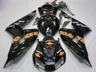 Shop 2006-2007 Honda CBR1000RR Motorcycle Fairings - Glossy Orange Repsol Canada