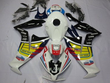 Shop 2012-2016 Honda CBR1000RR Motorcycle Fairings - White Yellow Glossy Black Canada