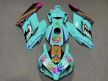 Shop 2004-2005 Honda CBR1000RR Motorcycle Fairings - Teal Blue Orange Pink Black Shark Canada