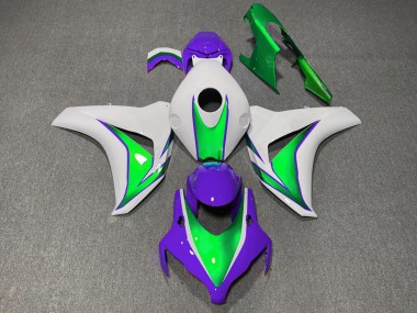 Shop 2008-2011 Honda CBR1000RR Motorcycle Fairings - White Green Purple The Joker Canada