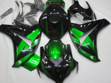 Shop 2008-2011 Honda CBR1000RR Motorcycle Fairings - Green Glossy Black Canada