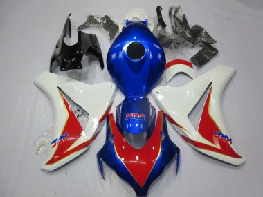 Shop 2008-2011 Honda CBR1000RR Motorcycle Fairings - White Blue Red HRC Canada