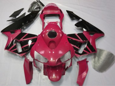 Shop 2003-2004 Honda CBR600RR Motorcycle Fairings - Red Glossy Black Stripe Canada