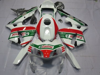 Shop 2003-2004 Honda CBR600RR Motorcycle Fairings - White Red Green Castrol Canada