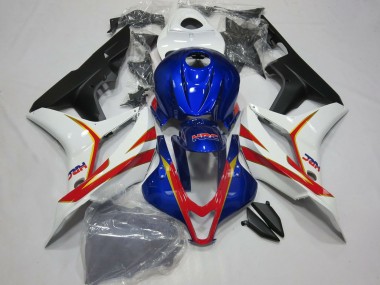 Shop 2007-2008 Honda CBR600RR Motorcycle Fairing - White Red Blue HRC Canada