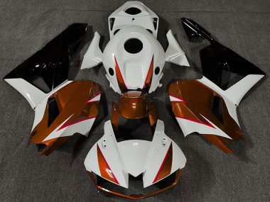Shop 2013-2023 Honda CBR600RR Motorcycle Fairings - White Dark Orange Glossy Black Canada
