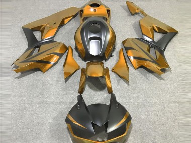 Shop 2013-2023 Honda CBR600RR Motorcycle Fairings - Gold Matte Black Canada
