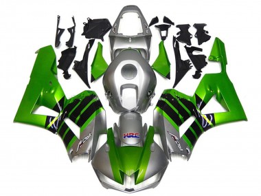 Shop 2013-2023 Honda CBR600RR Motorcycle Fairings - Silver Green Glossy Black HRC Canada