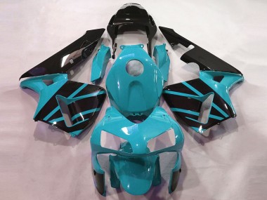 Shop 2003-2004 Honda CBR600RR Motorcycle Fairings - Light Blue Glossy Black OEM Style Canada