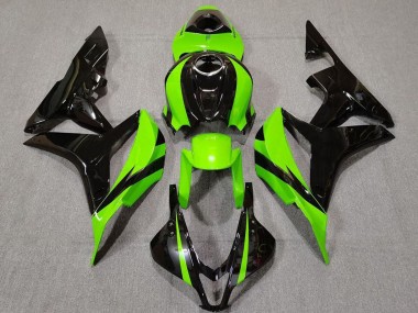 Shop 2007-2008 Honda CBR600RR Motorcycle Fairing - Green Glossy Black Canada