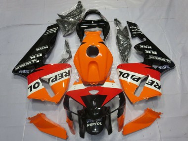 Shop 2005-2006 Honda CBR600RR Motorcycle Fairings - Orange Red White Black Repsol OEM Style Canada