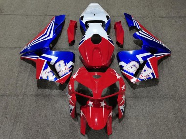 Shop 2005-2006 Honda CBR600RR Motorcycle Fairings - White Red Blue 69 Canada