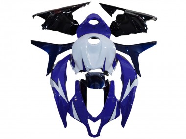 Shop 2009-2012 Honda CBR600RR Motorcycle Fairings - White Blue Glossy Black Canada