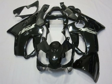 Shop 2001-2003 Honda CBR600 F4i Motorcycle Fairings - Glossy Black Silver Decal Canada