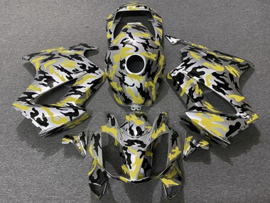 Shop 2002-2013 Honda VFR 800 Motorcycle Fairings - Yellow Camouflage Canada