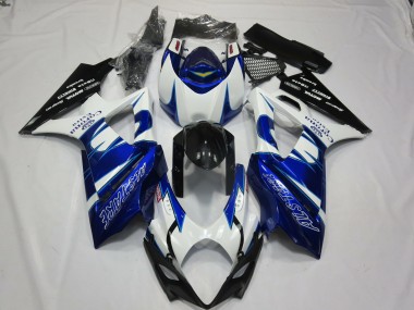 Shop 2007-2008 Suzuki GSXR 1000 Motorcycle Fairings - White Blue Black Corona Alstare Canada