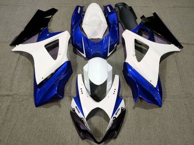 Shop 2007-2008 Suzuki GSXR 1000 Motorcycle Fairings - White Blue Black Canada
