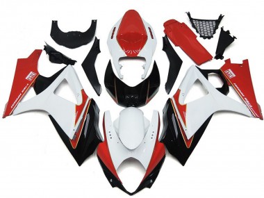 Shop 2007-2008 Suzuki GSXR 1000 Motorcycle Fairings - White Red Black Canada