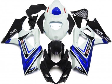 Shop 2007-2008 Suzuki GSXR 1000 Motorcycle Fairings - White Blue Black OEM Style Canada